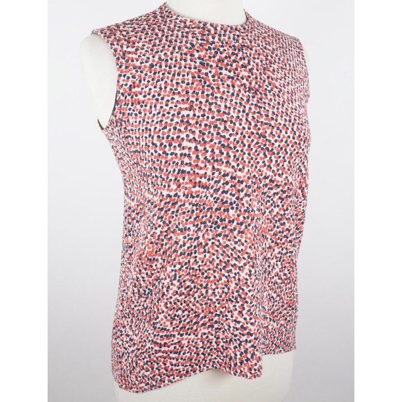 Phoebe Philo old CELINE 36 US 4 vest top white red polka dot - Picture 4 of 9